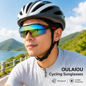 Men's and Women's Windproof Transparent Night Vision Glasses Outdoor Sports Bicycle Colorful Sunglasses Mountain Bike Equipment