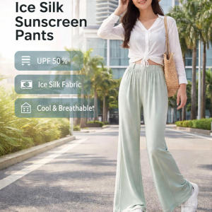 UPF50+ Ice Silk Flared Pants