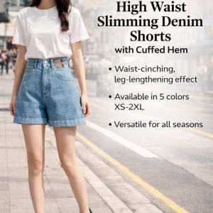Women's High Waist Loose Denim Jeans