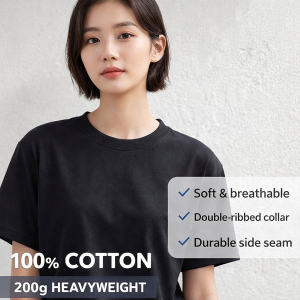 100% Cotton Crew Neck Tee