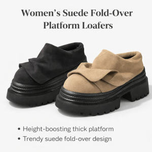 Women's Platform Suede Shoes