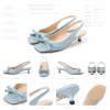 Women's Bow Kitten Heel Sandals