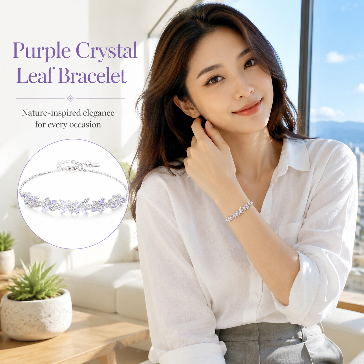 Crystal Alloy Women's Bracelet
