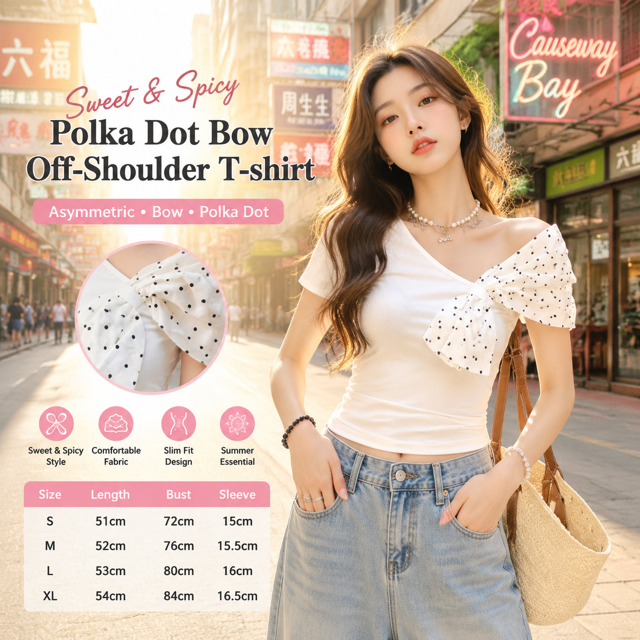 Women's Sweet Polka Dot Tee