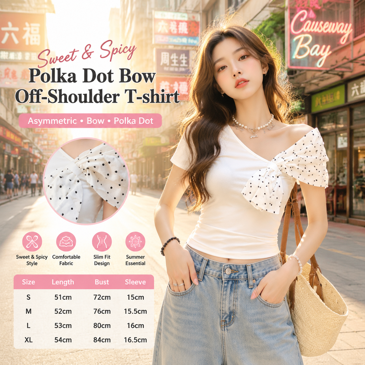 Women's Sweet Polka Dot Tee