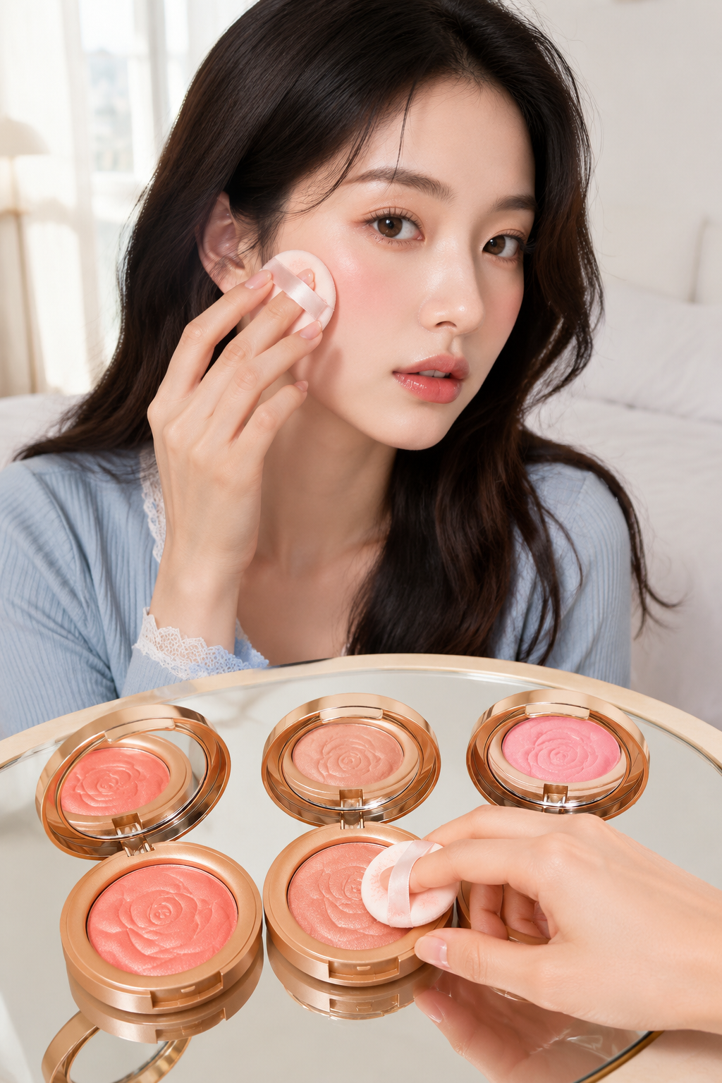3-Color Embossed Blush 7.5g