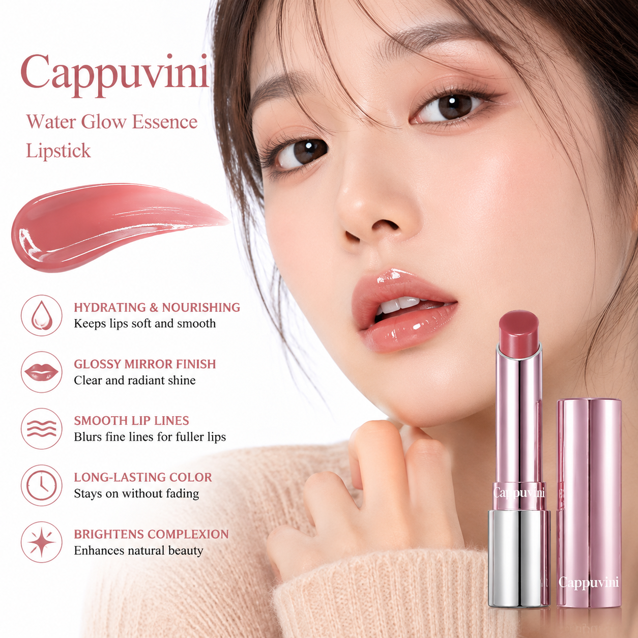 Cappuvini Hydra Glow Lipstick