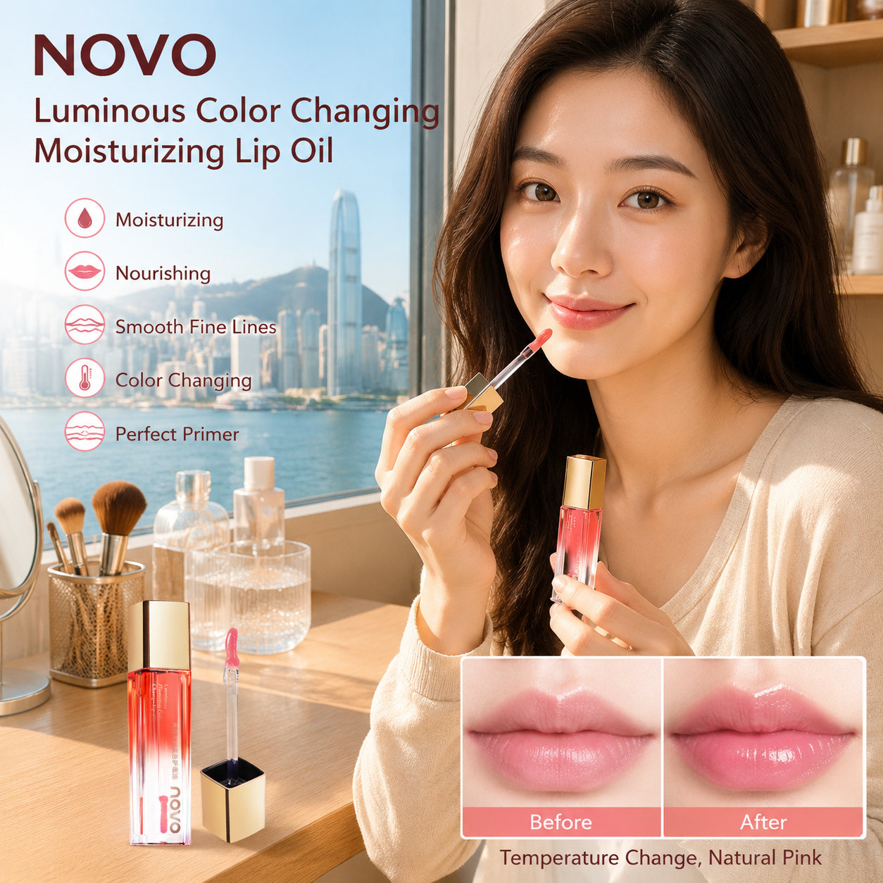 NOVO Color-changing Lip Oil