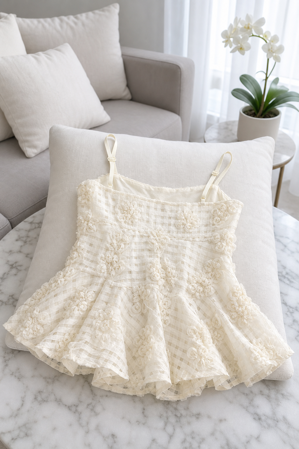 Korean Style Floral Summer Tank Top
