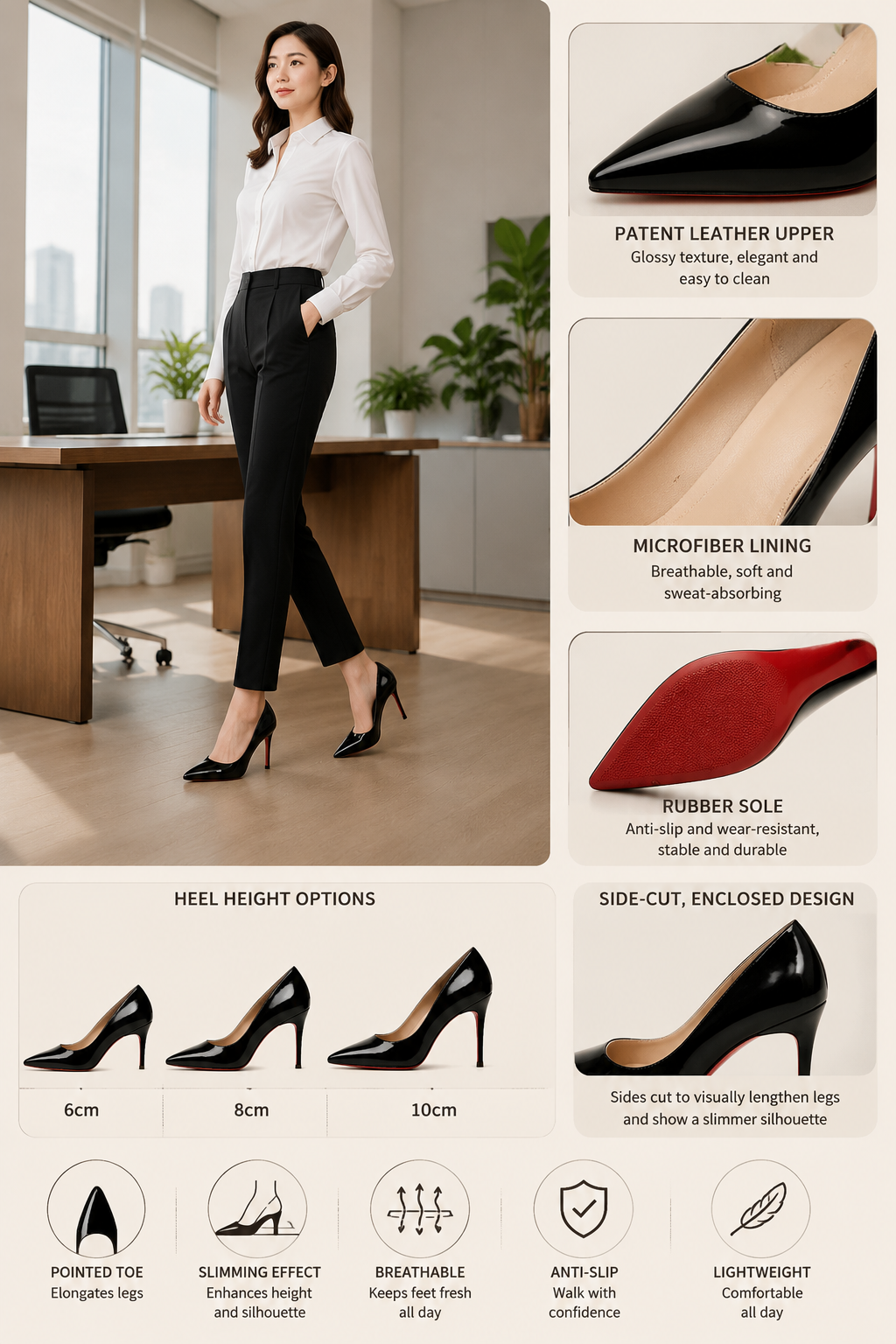 Women's Pointed Toe High Heels