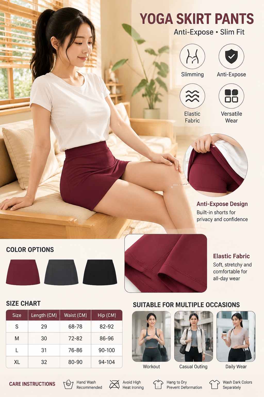 Women's Summer Slim Anti-exposure Shorts
