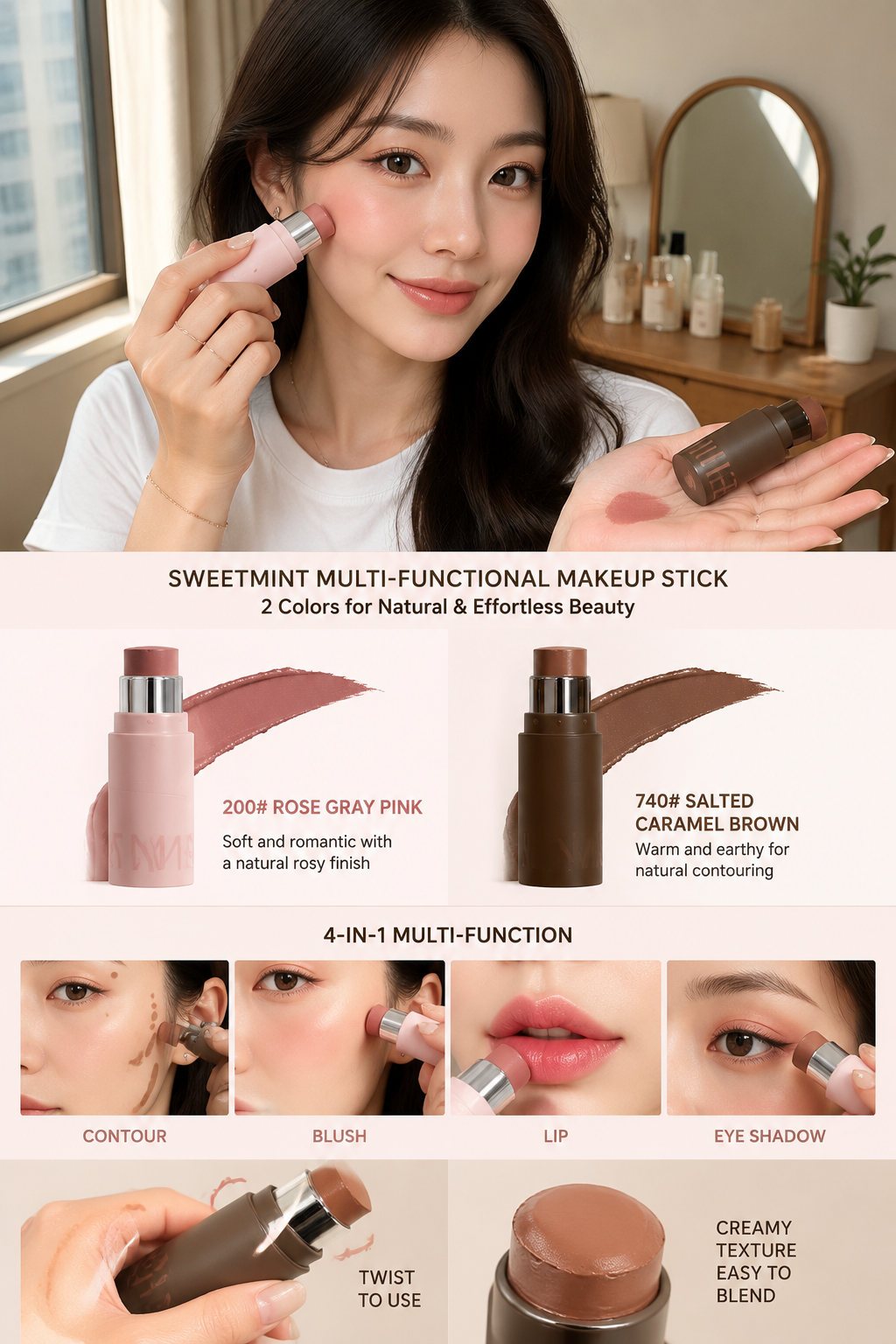 Sweetmint 4-in-1 Makeup Stick