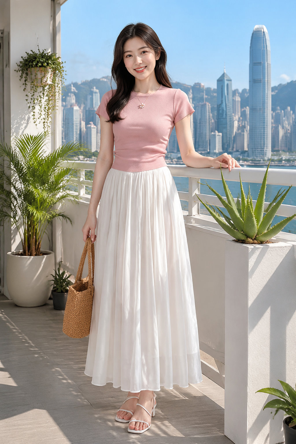 Summer Women's 2-piece Top & Skirt Set