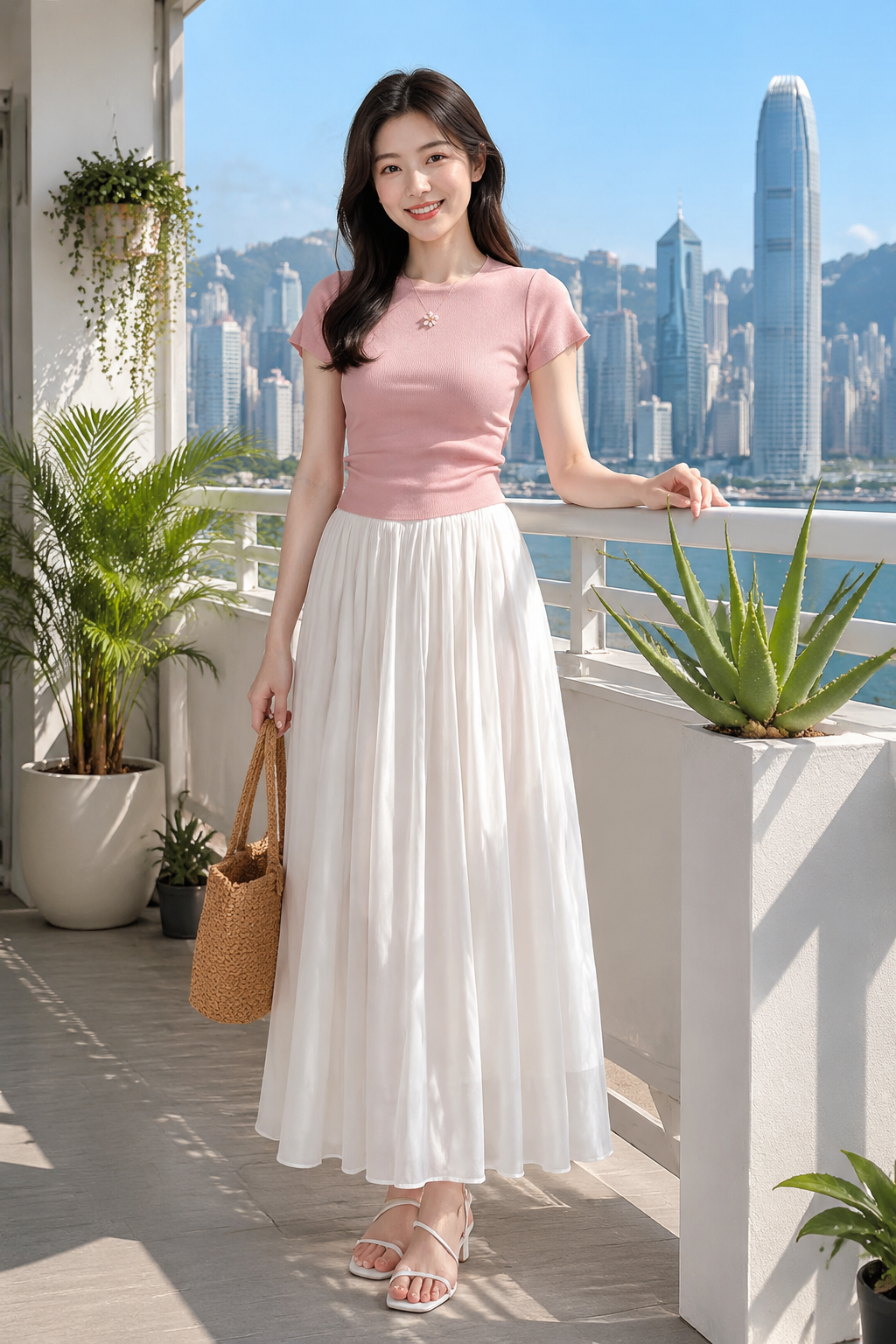 Summer Women's 2-piece Top & Skirt Set