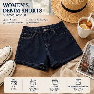 Women's Summer A-line Denim Jeans