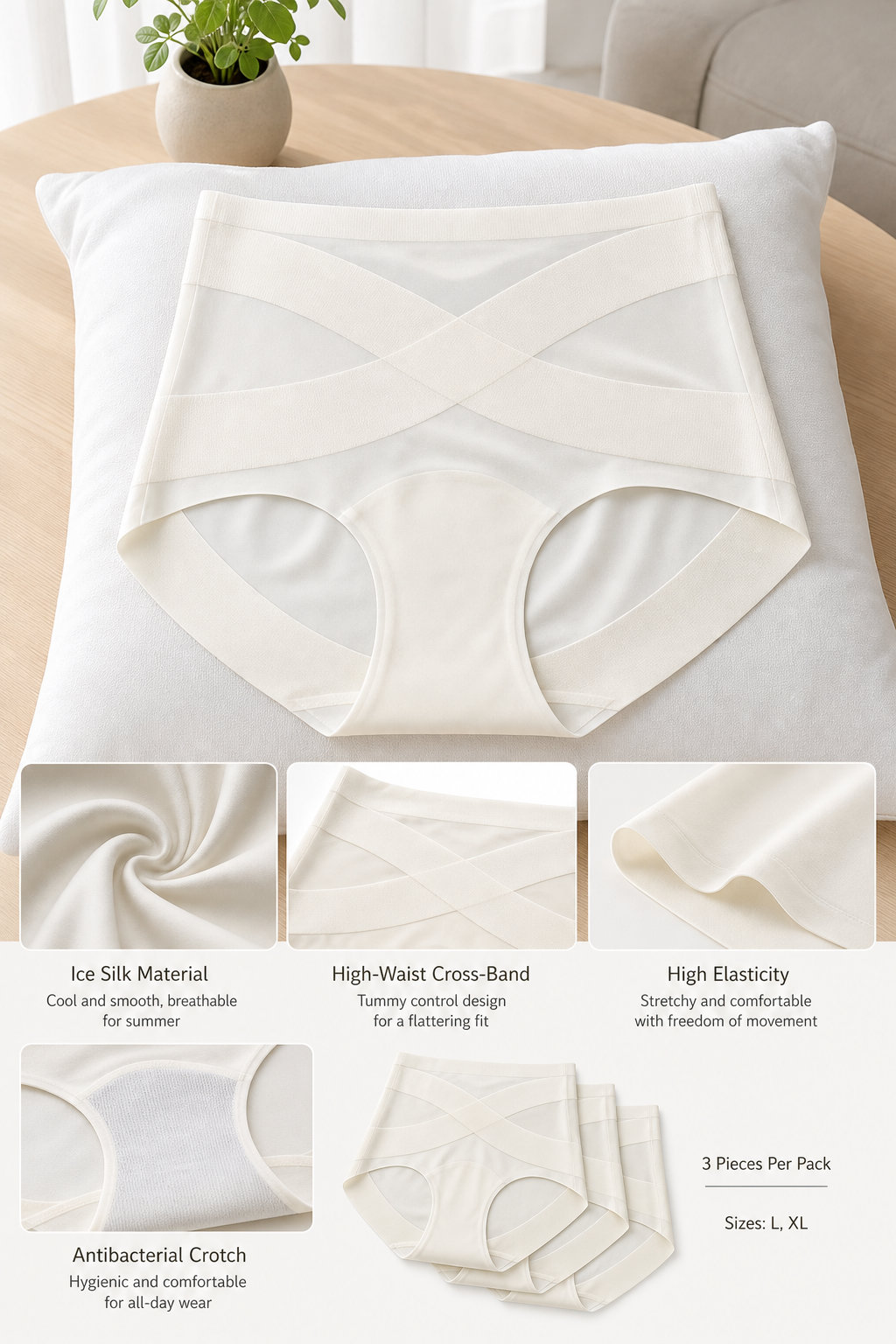 Women's Ice Silk Panties