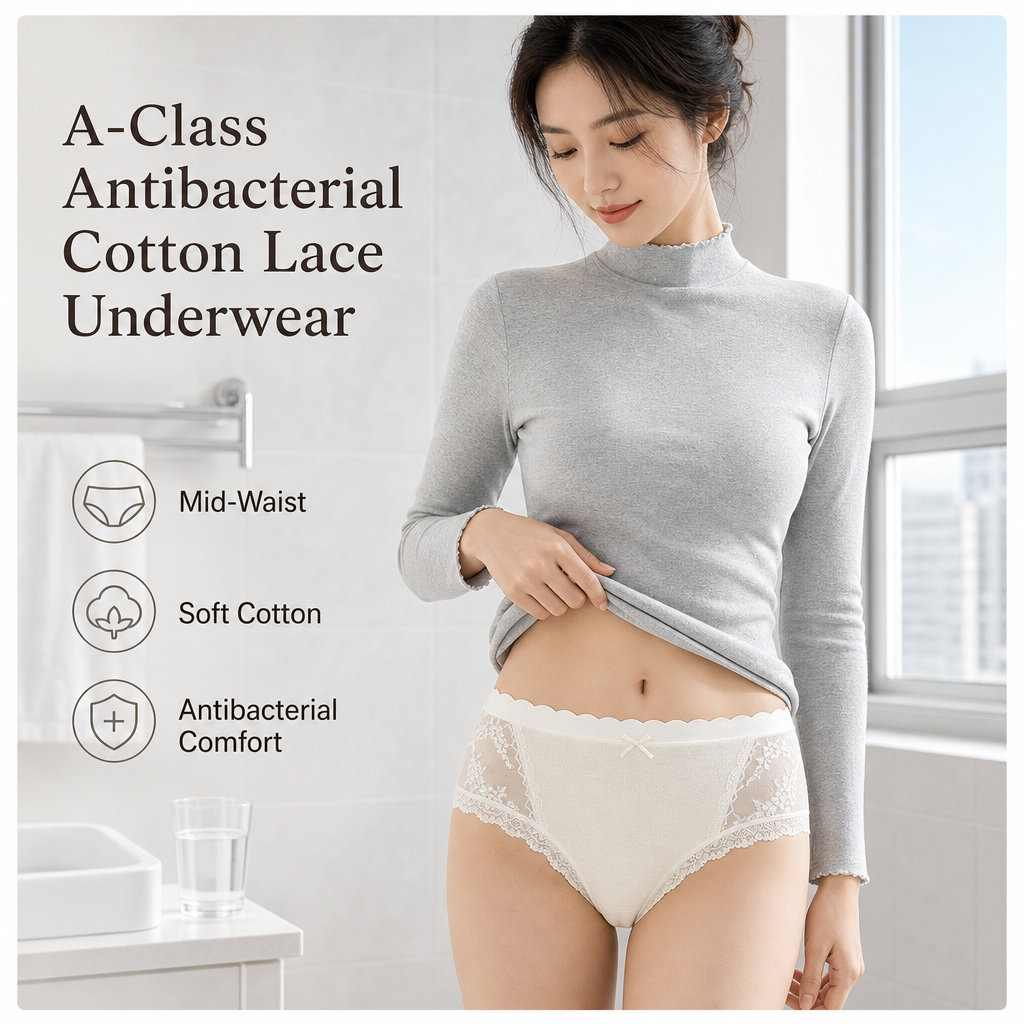 Women's Mid-Waist Cotton Panty