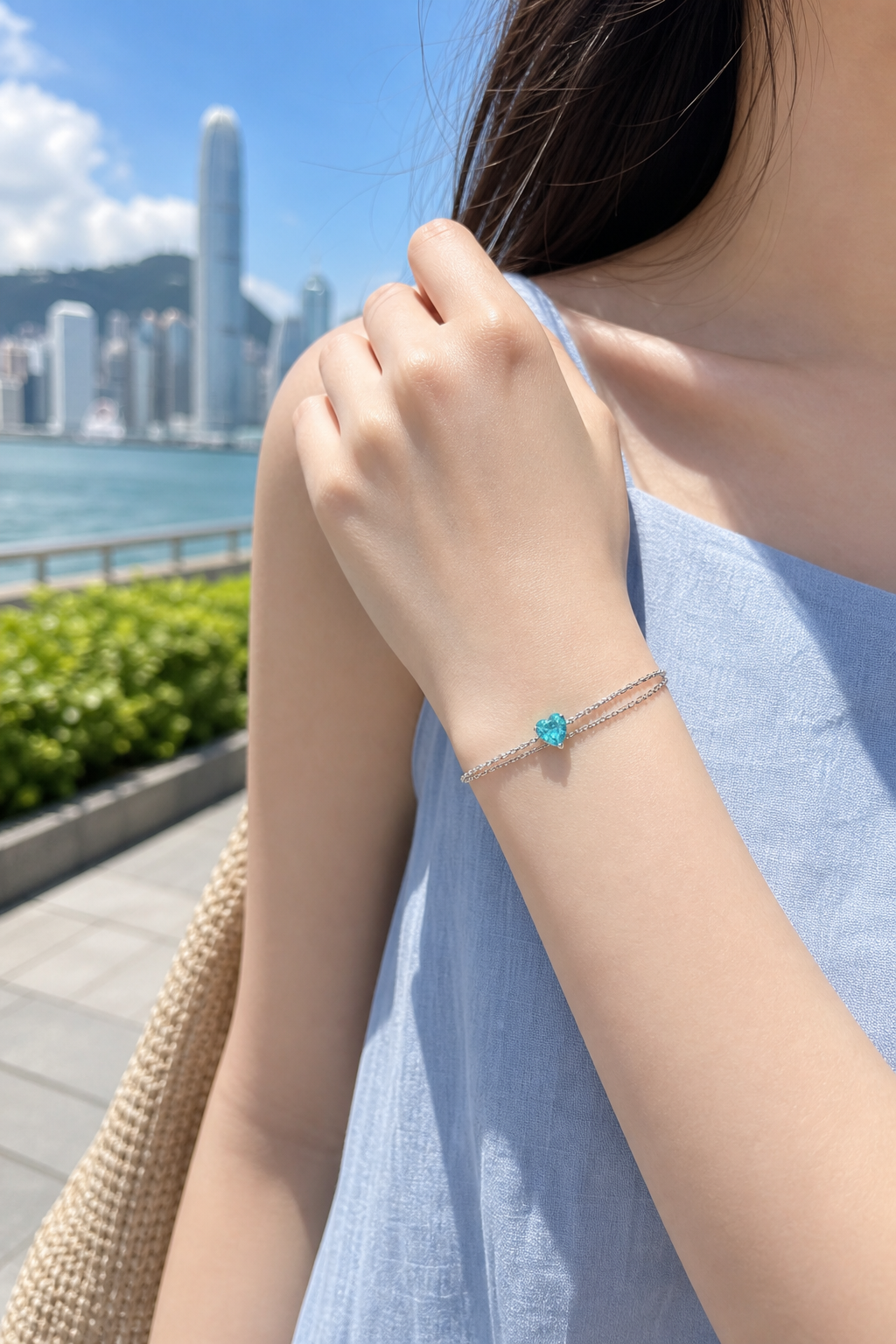 925 Silver Heart Bracelet