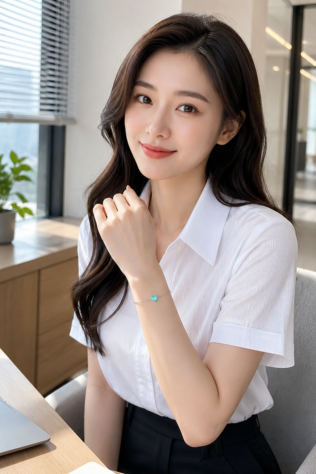 925 Silver Heart Bracelet