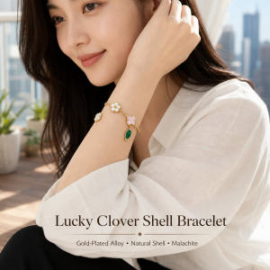 Four Leaf Clover Gold Bracelet