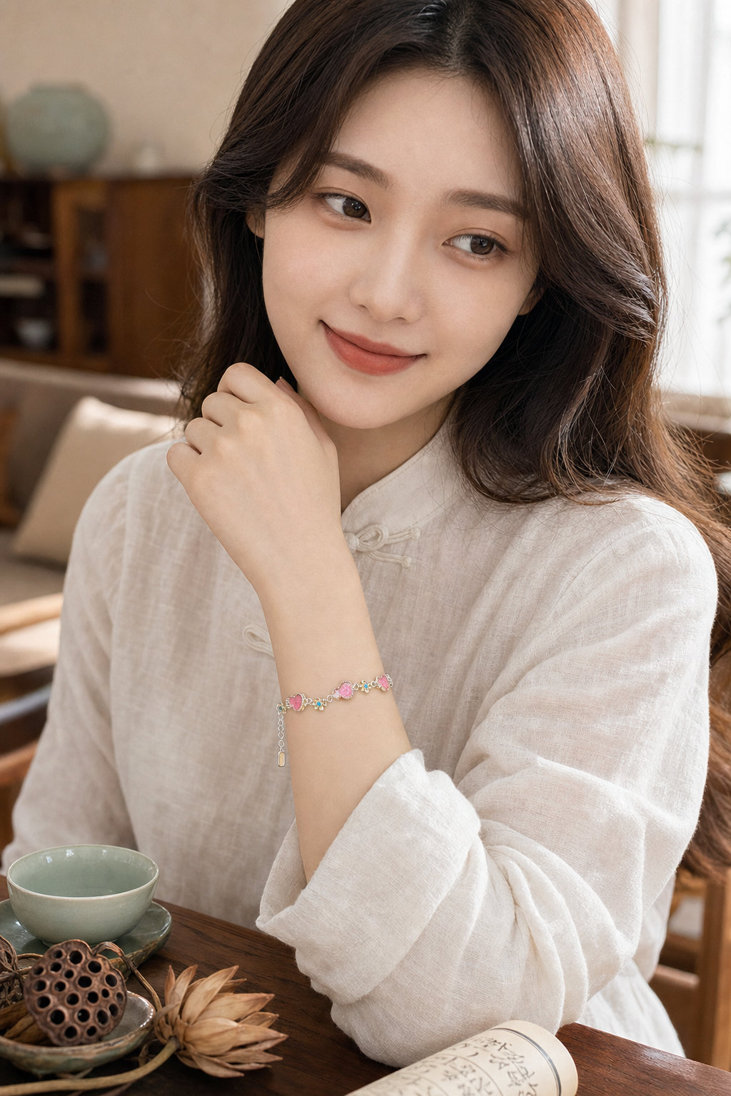 New Chinese Enamel Bracelet