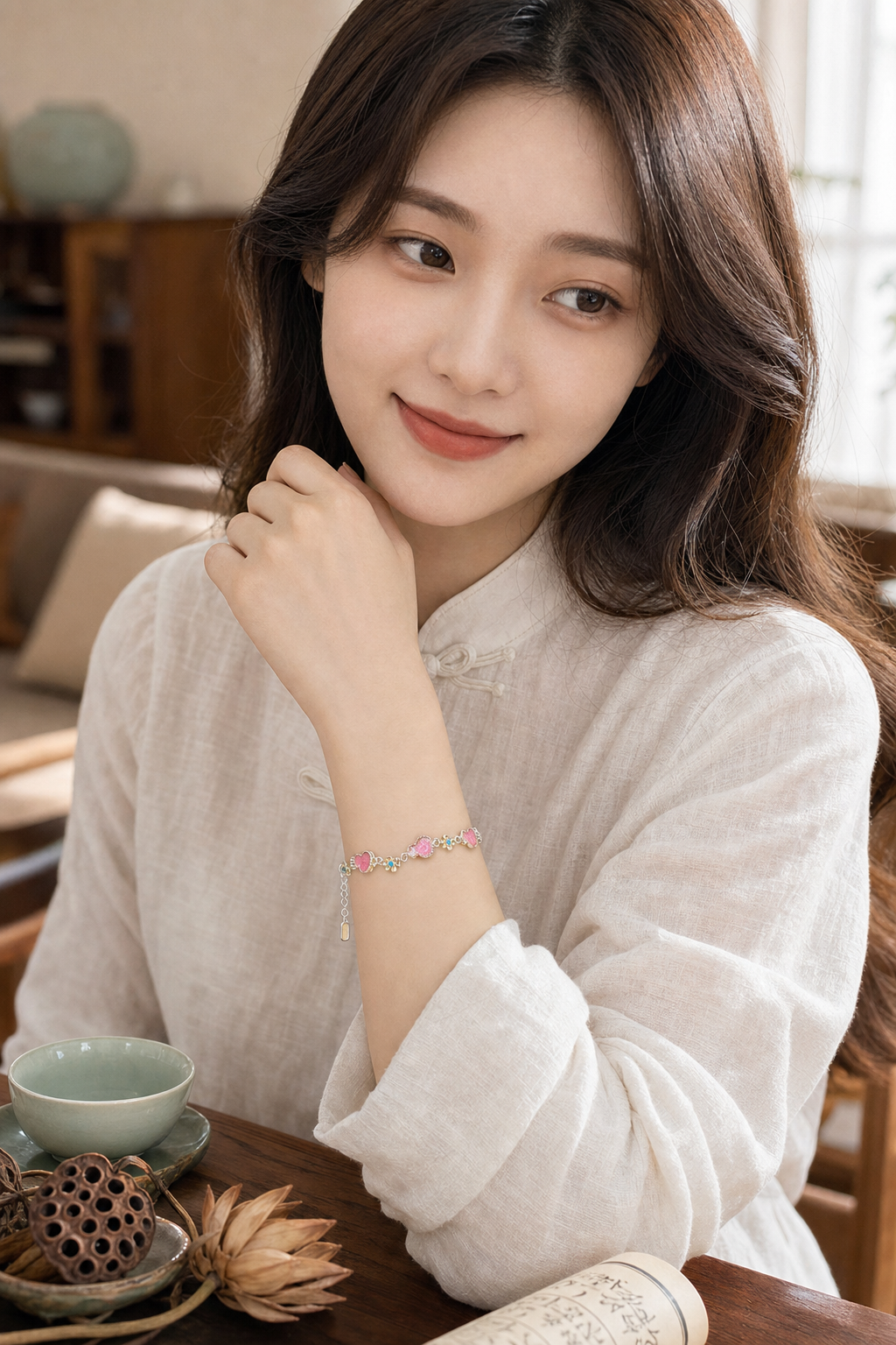 New Chinese Enamel Bracelet