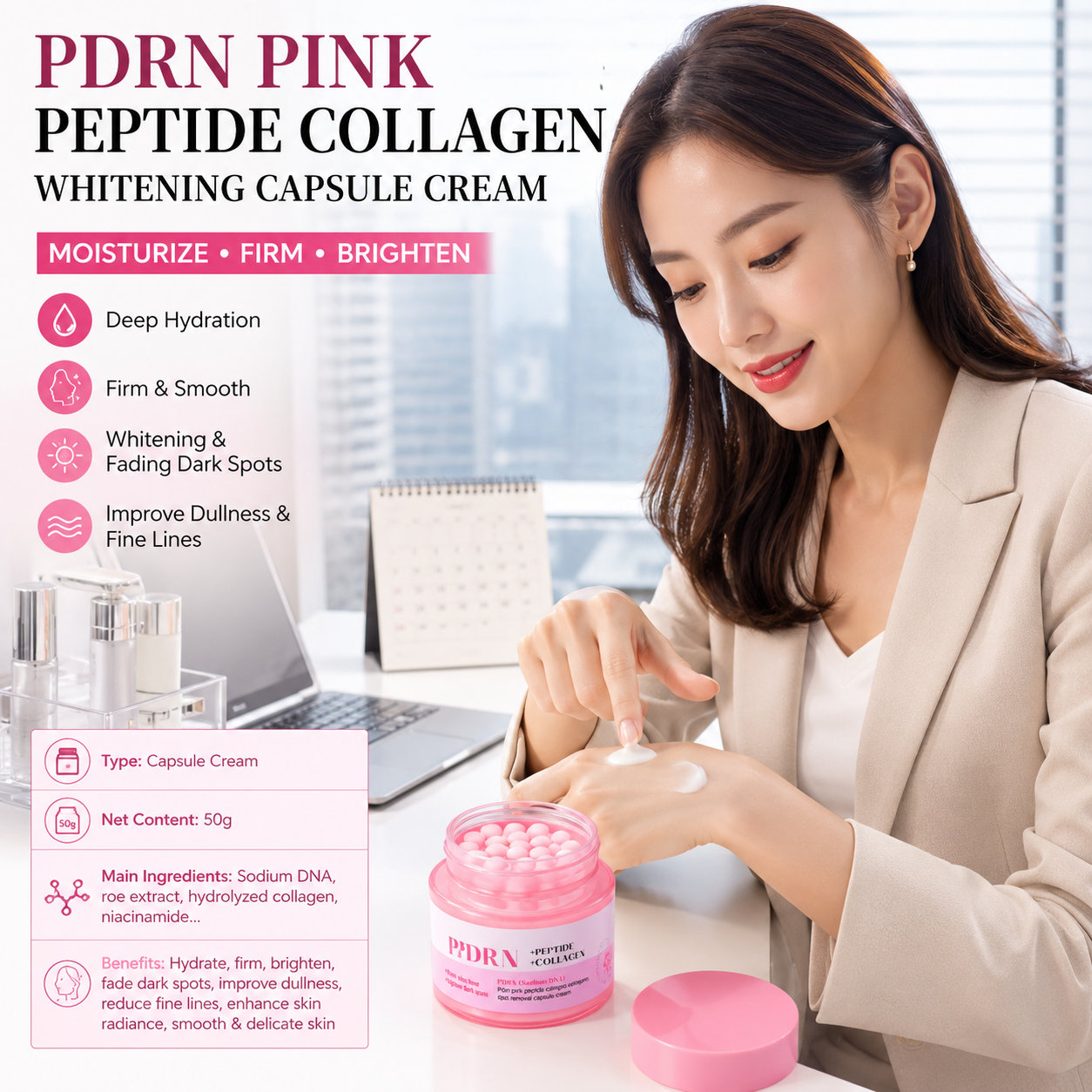 50g Hydrating Whitening Cream
