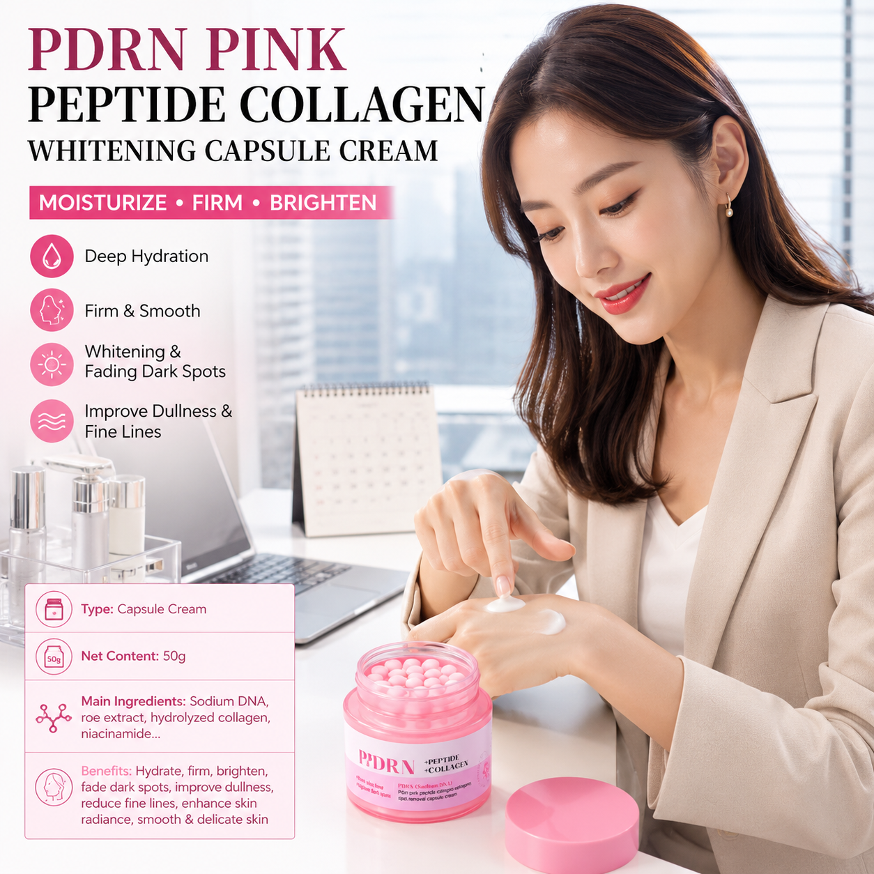50g Hydrating Whitening Cream