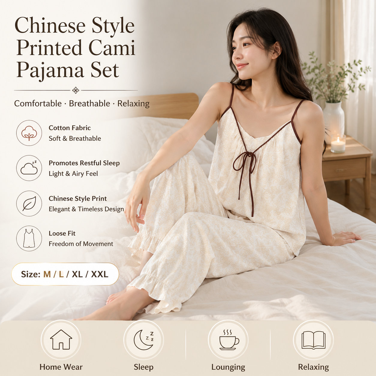 New Chinese Women's Pajama Set