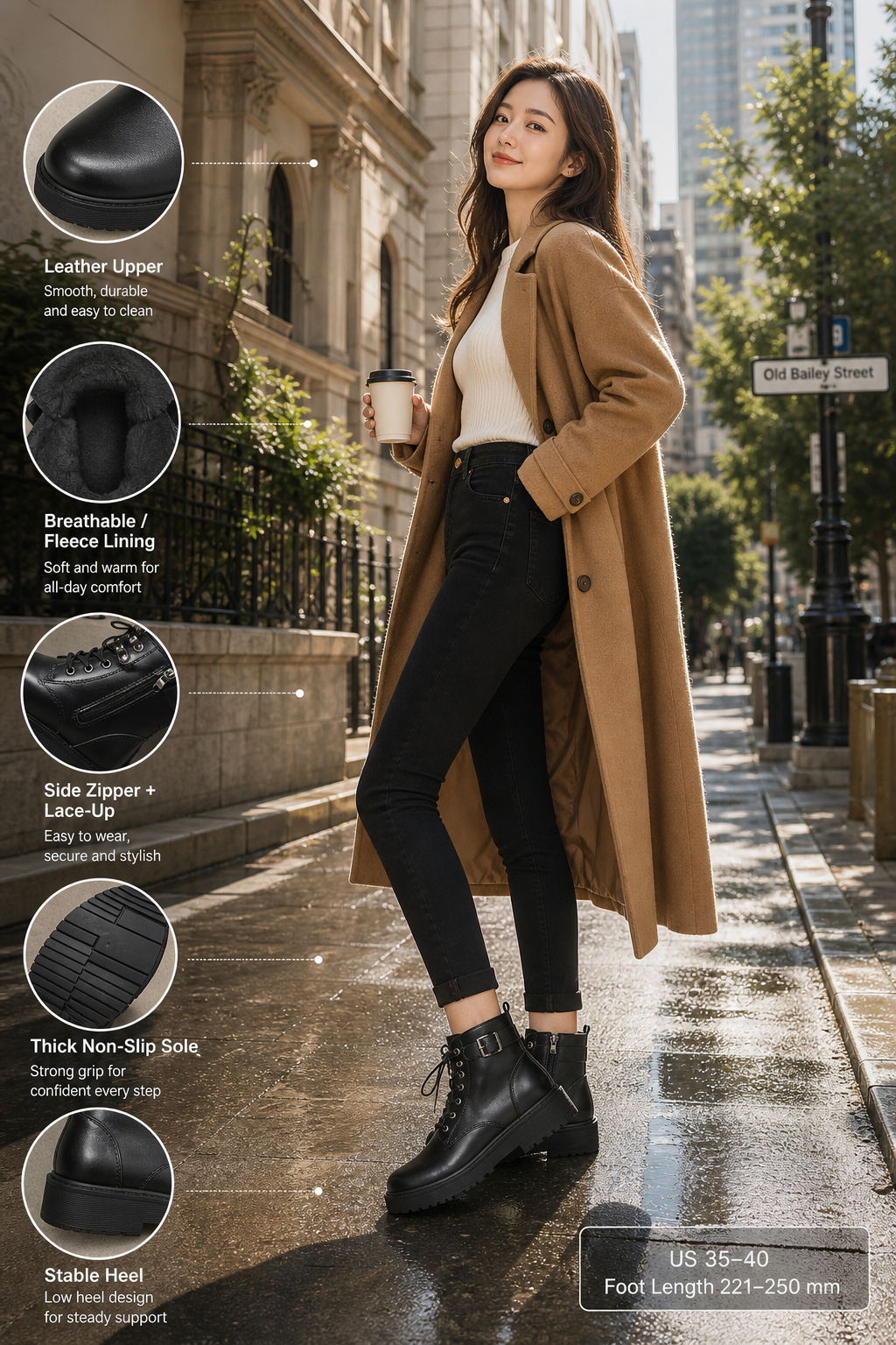 Women's Short Martin Boots