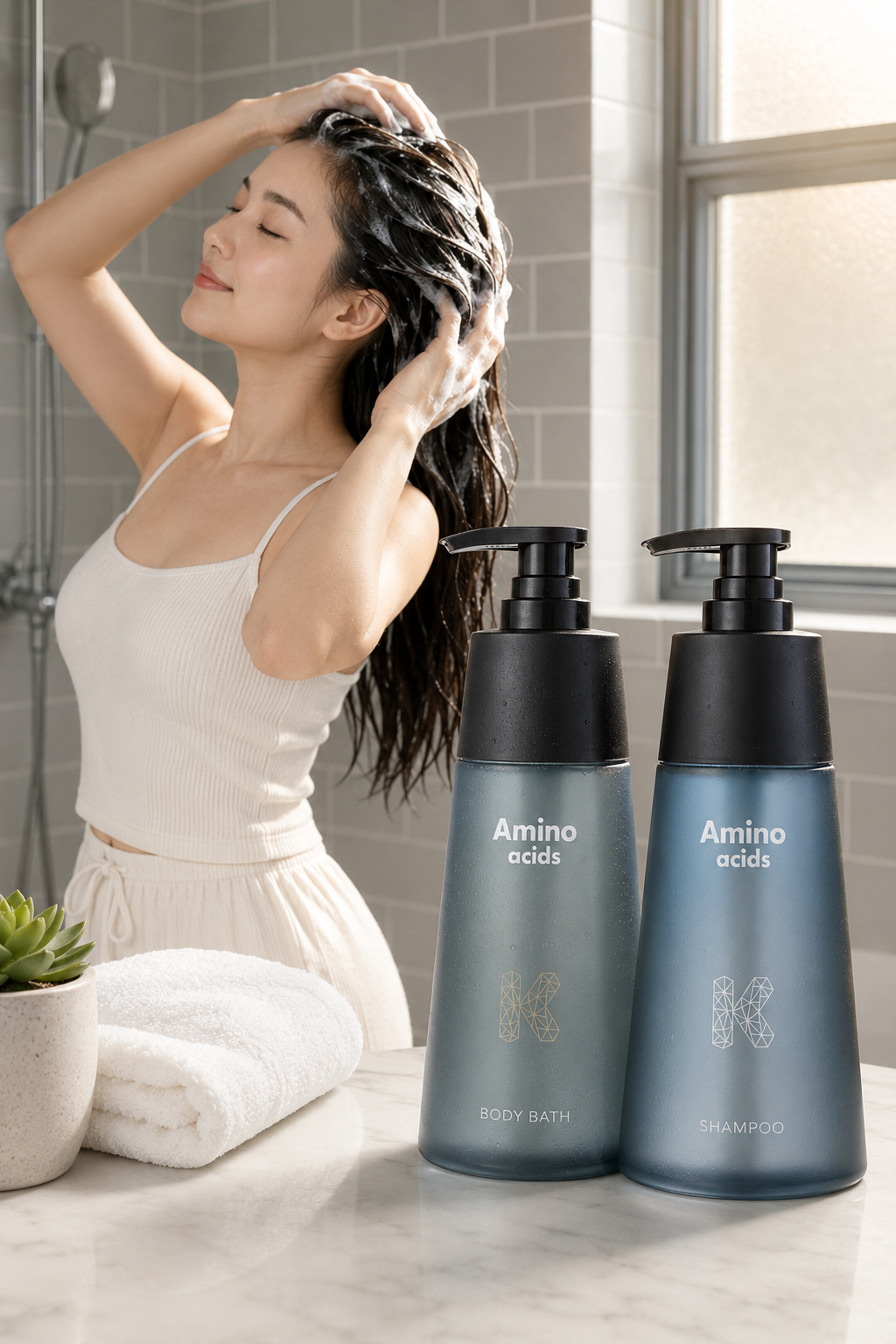 Amino Shampoo & Body Wash Set