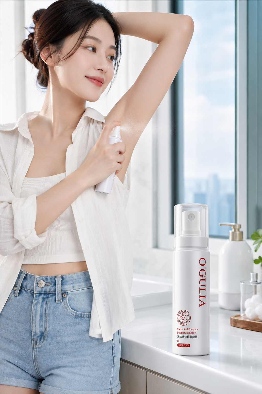 O'GULIA Rose Deodorant Spray
