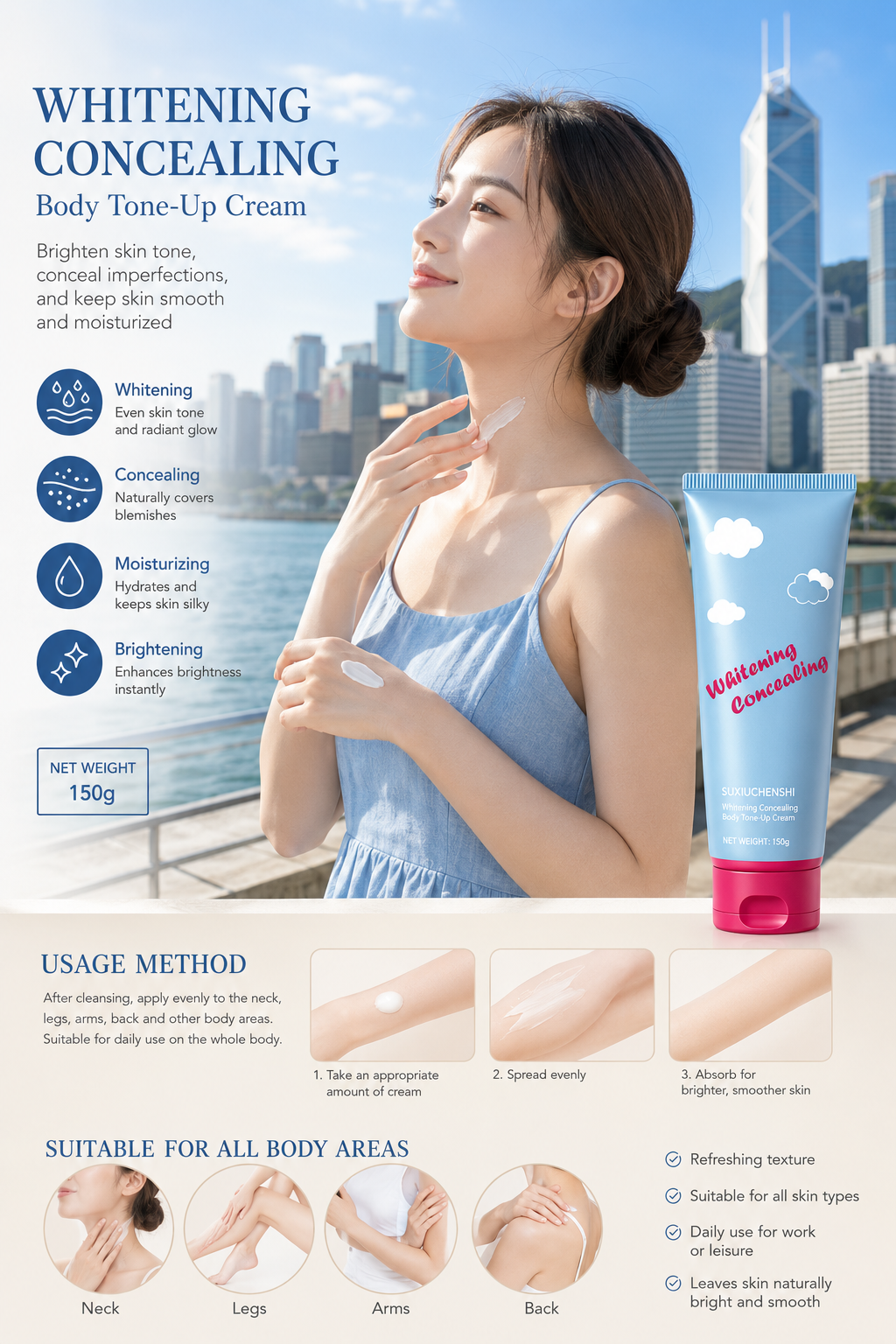 Whitening Body Concealer Cream