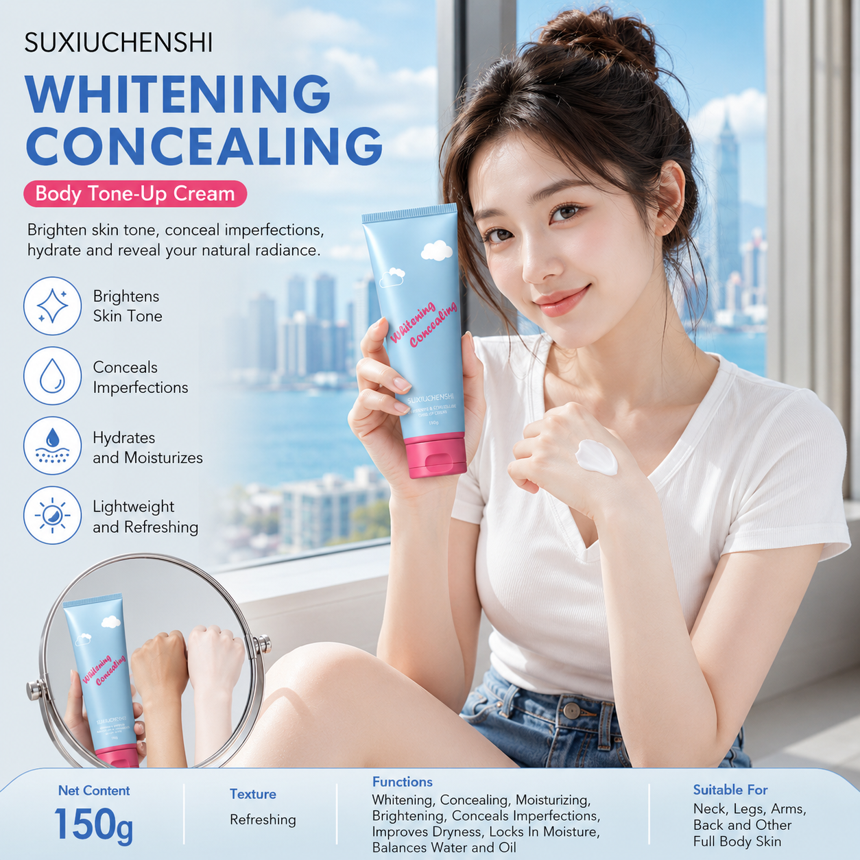 Whitening Body Concealer Cream