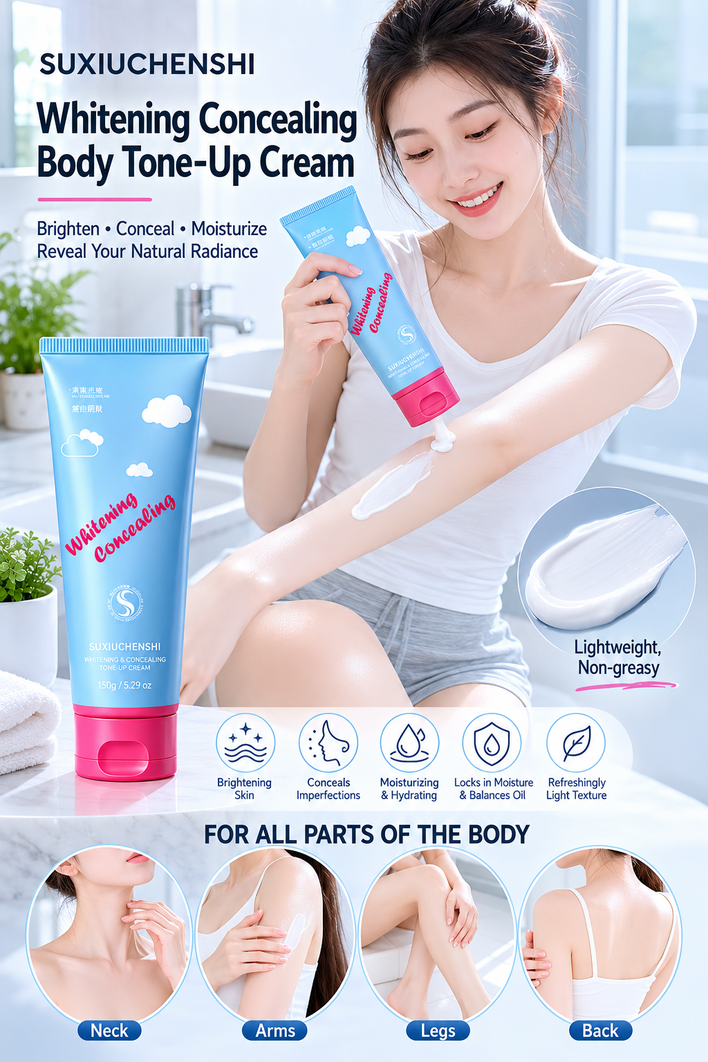 Whitening Body Concealer Cream