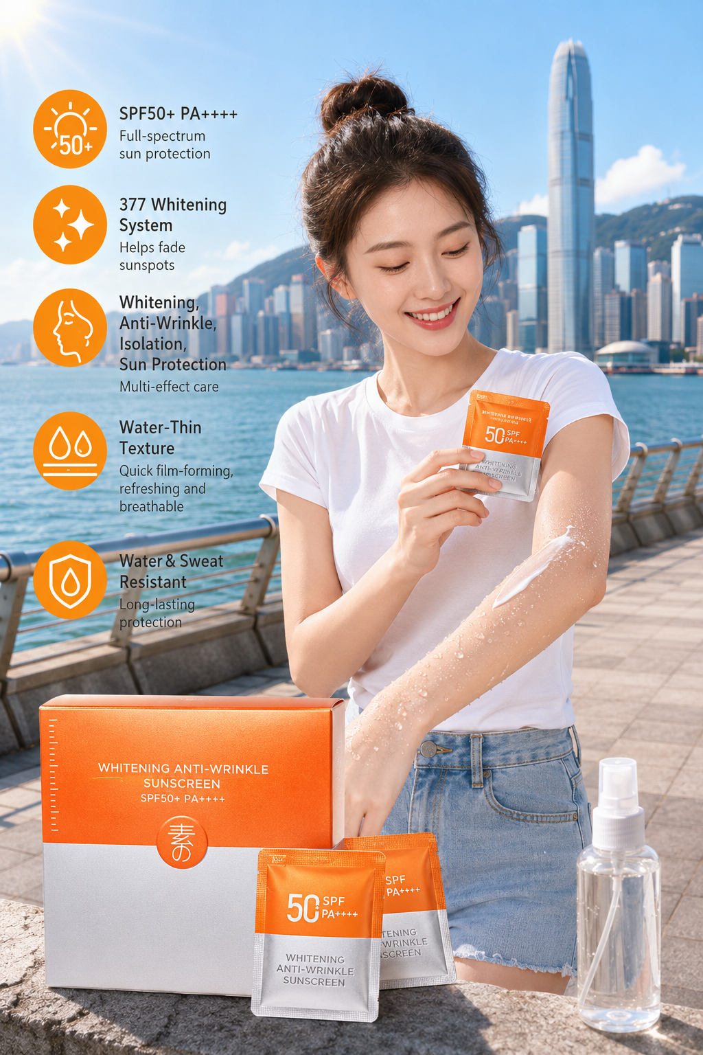SPF50+ PA++++ Whitening Sunscreen