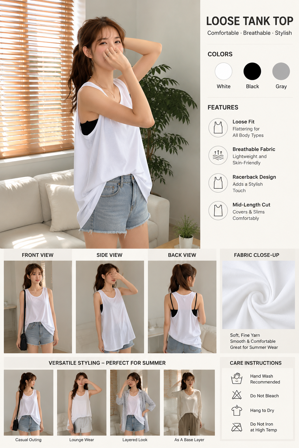 Women's Summer Tank Top
