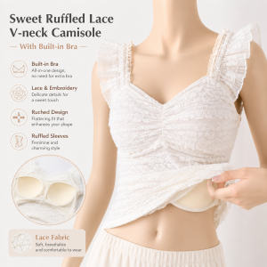 Sweet Women's Lace V-neck Cami Top