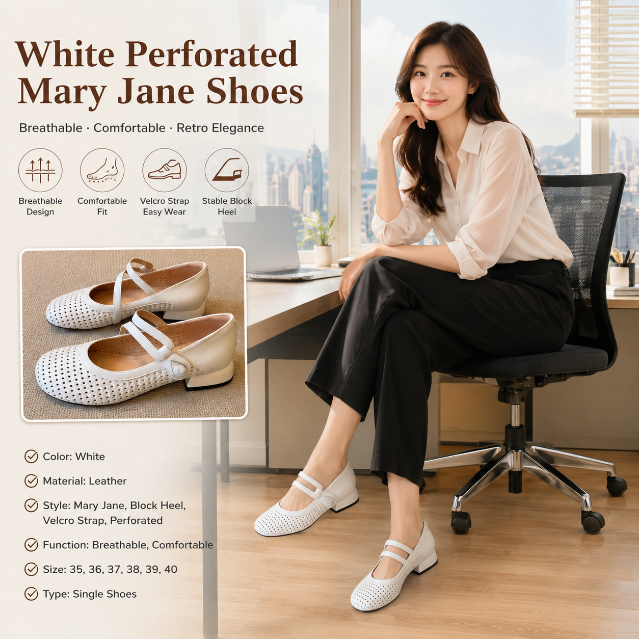 Women's Mary Jane Heel Shoes
