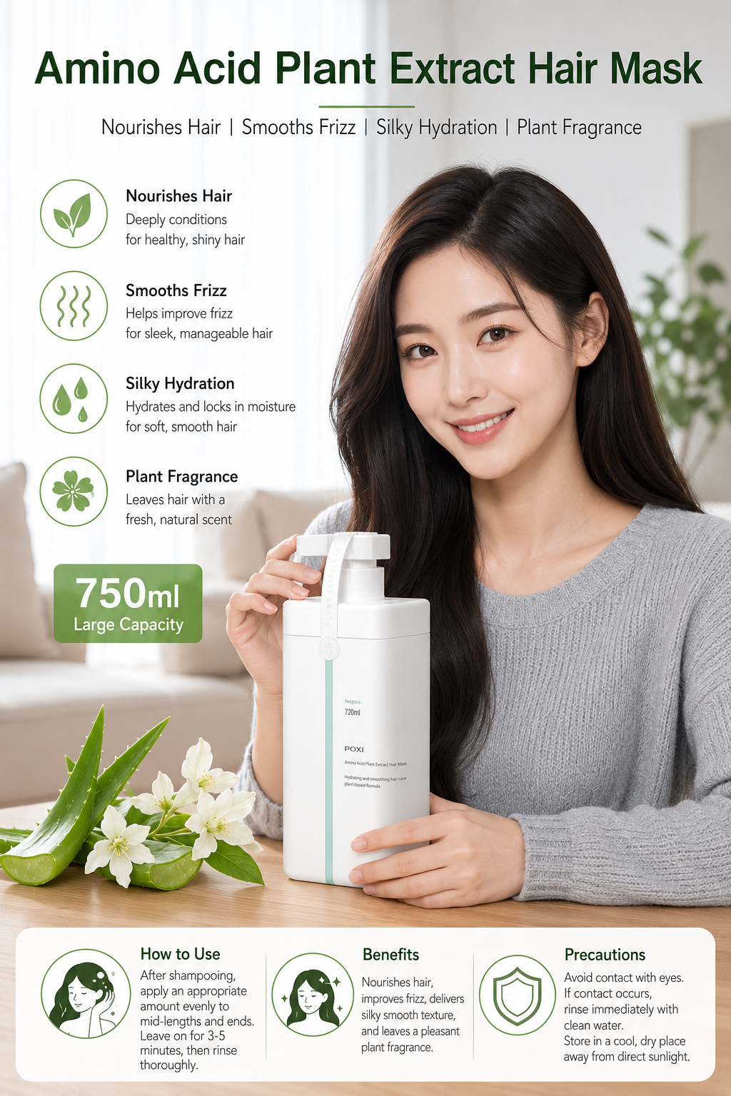 750ml Amino Acid Hair Mask