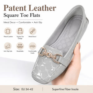 Women's Square Toe Flat Shoes