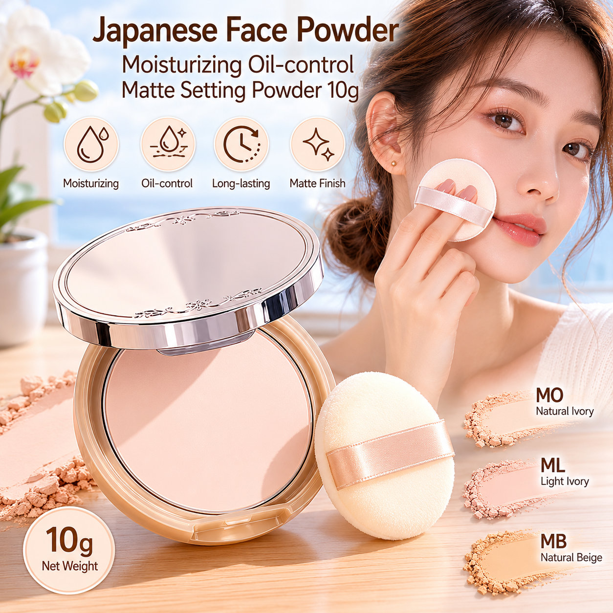 CANMAKE Cotton Sugar Oil-control Setting Powder