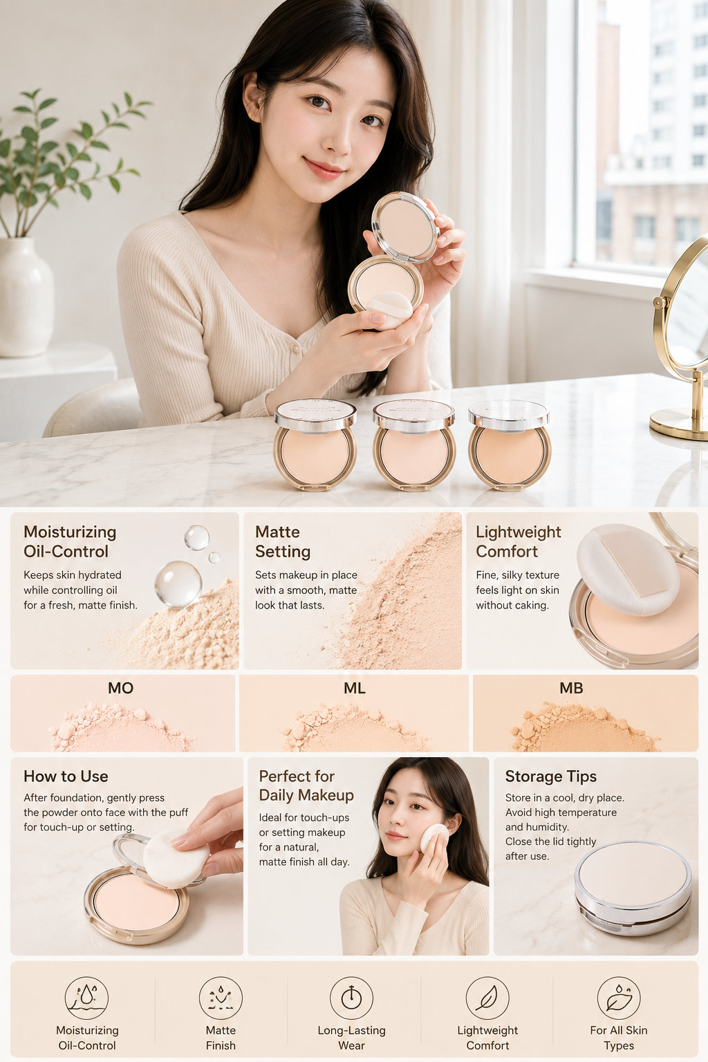 CANMAKE Cotton Sugar Oil-control Setting Powder