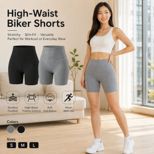 Women's High Waist Bike Shorts