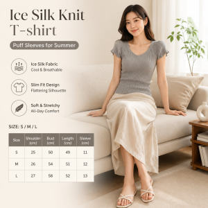 Women's Ice Silk Flutter Tee