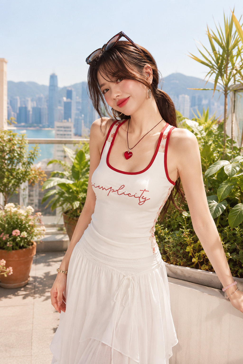 Summer Floral Patchwork Tank Top