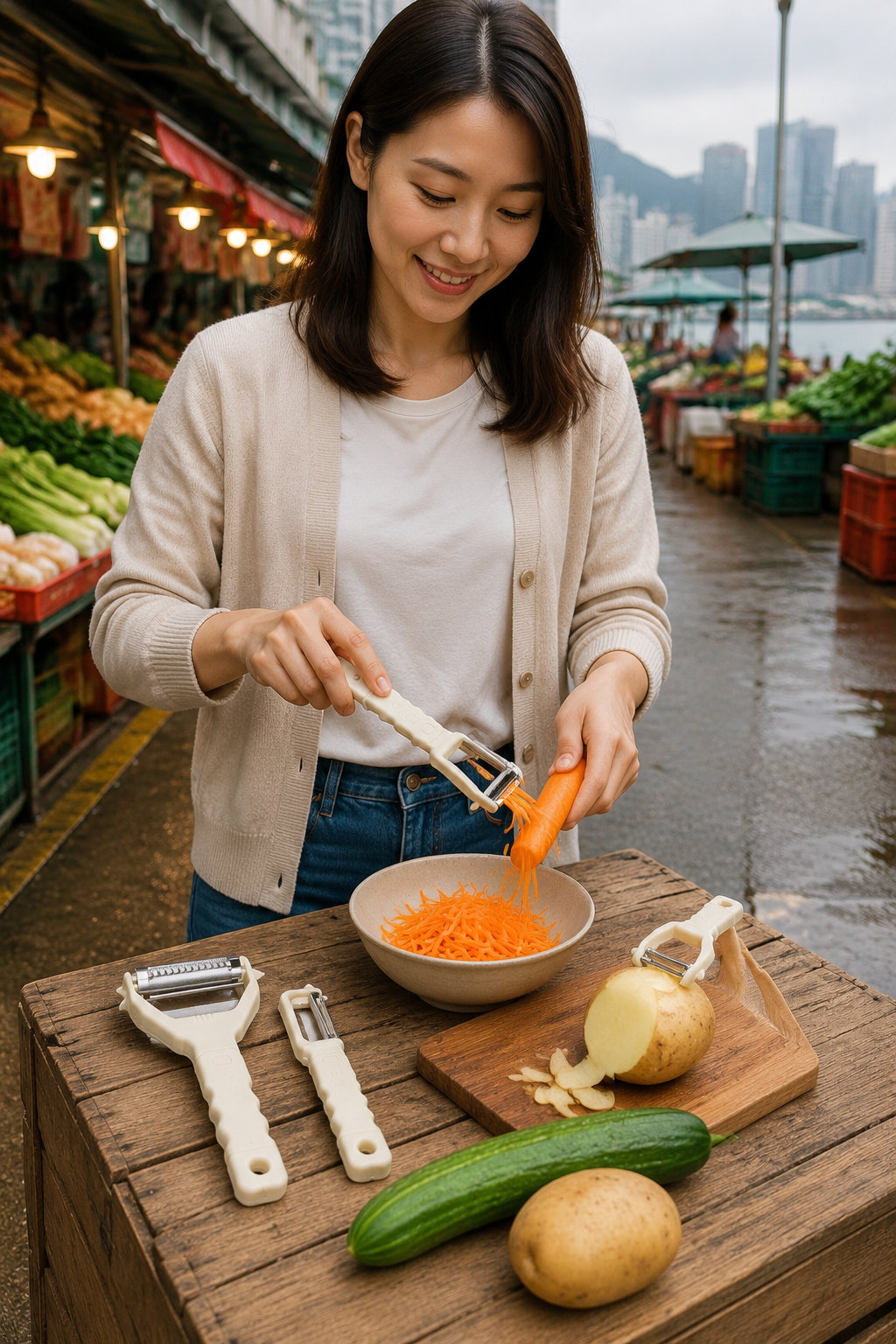 4-in-1 Veggie Fruit Peeler Set