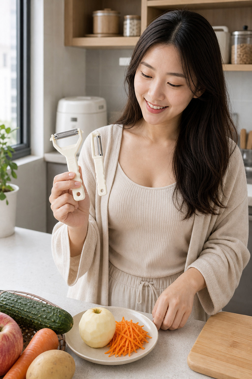 4-in-1 Veggie Fruit Peeler Set