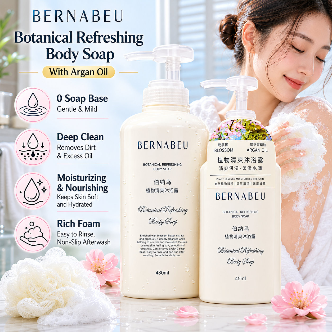 BERNABEU Plant Fresh Body Wash