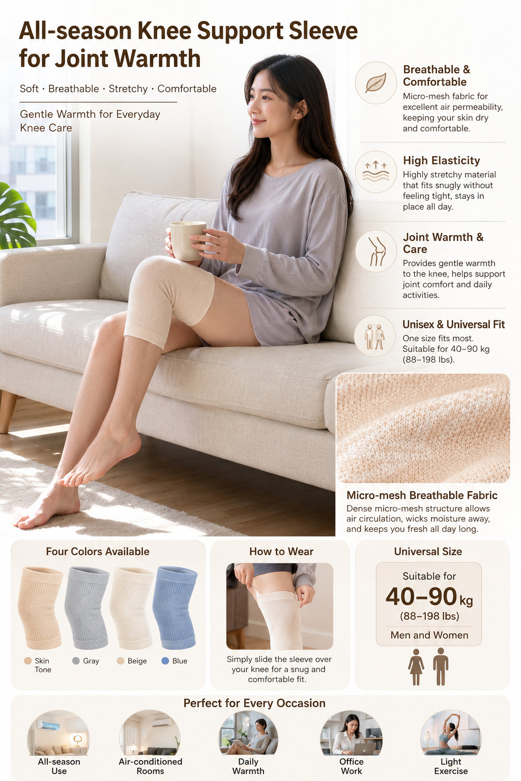Galouu All-Season Knee Support